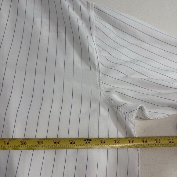 Babaton Striped Long Sleeve Button Shirt – Size Large– Aritzia White Black - Picture 9 of 12